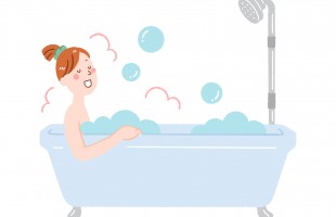 入浴　女性